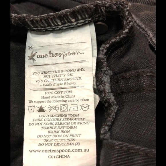 One Teaspoon Trashed Free Birds Jeans - Picture 10 of 11